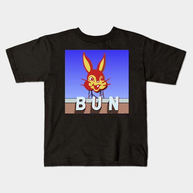 Bun sign, basic version Kids T-Shirt by Zippy's House of Mystery